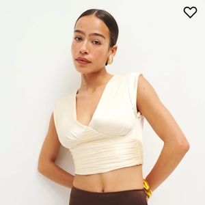 Orla silk top reformation